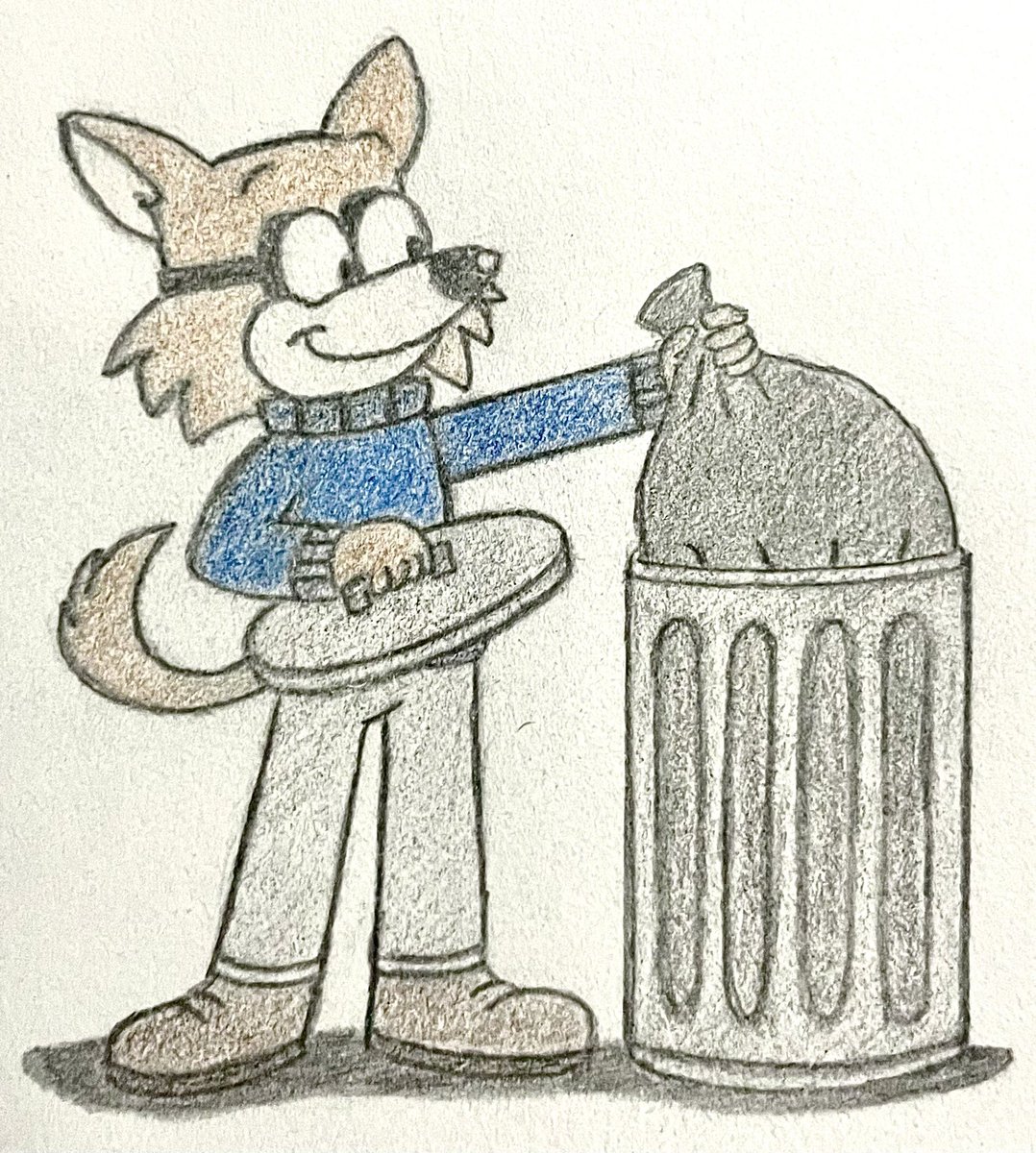 JJSponge120's tweet photo. Day 13 of Aftermath August 2024 - Trash
My OC Andrew takes out the trash and puts it in a trash can.
Aftermath August 2024 prompts by @BIO6751. #AftermathAugust #AftermathAugust2024 #Trash #Can #Dog #Andrew #OC #JJSponge120 https://t.co/VUYmf2gZsx