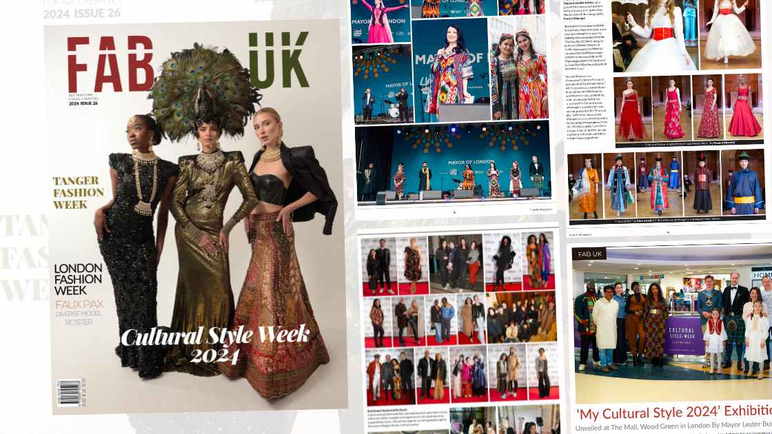 culturalstylewk's tweet photo. The special edition of @fabukmagazine dedicated to #CulturalStyleWeek '24, is now available!
Click below to see the full news post about the  launch event @DevonshireSq  and find out how to grab your copy of the magazine!
https://t.co/aiPS5iXjz5
#fashionnews #diversity #fabuk https://t.co/TpVY6FYSQf