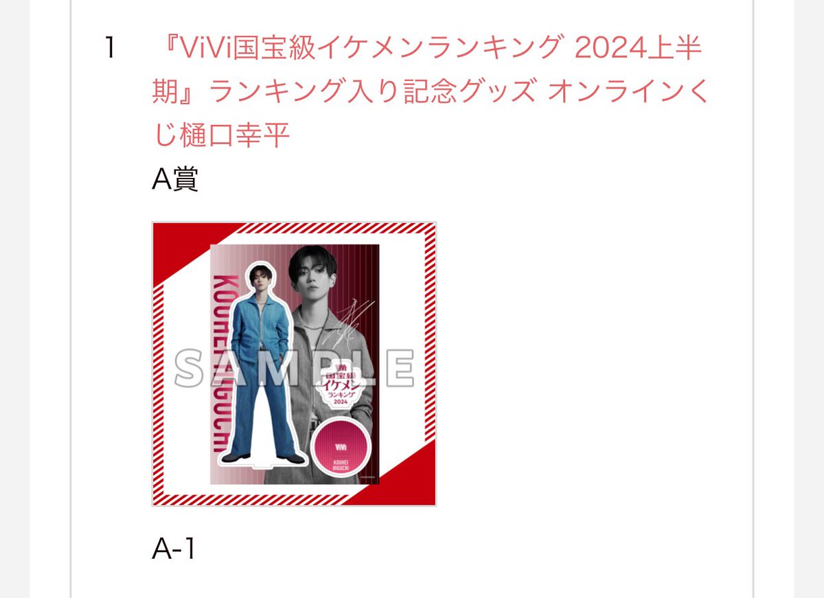 mekakakaa's tweet photo. 合计：43连
2️⃣个立牌
5️⃣个Mini挂毯
✌🏻Vivi��束战斗！
#樋口幸平  哥，咱下次进前十 https://t.co/hrwRHFQKgp