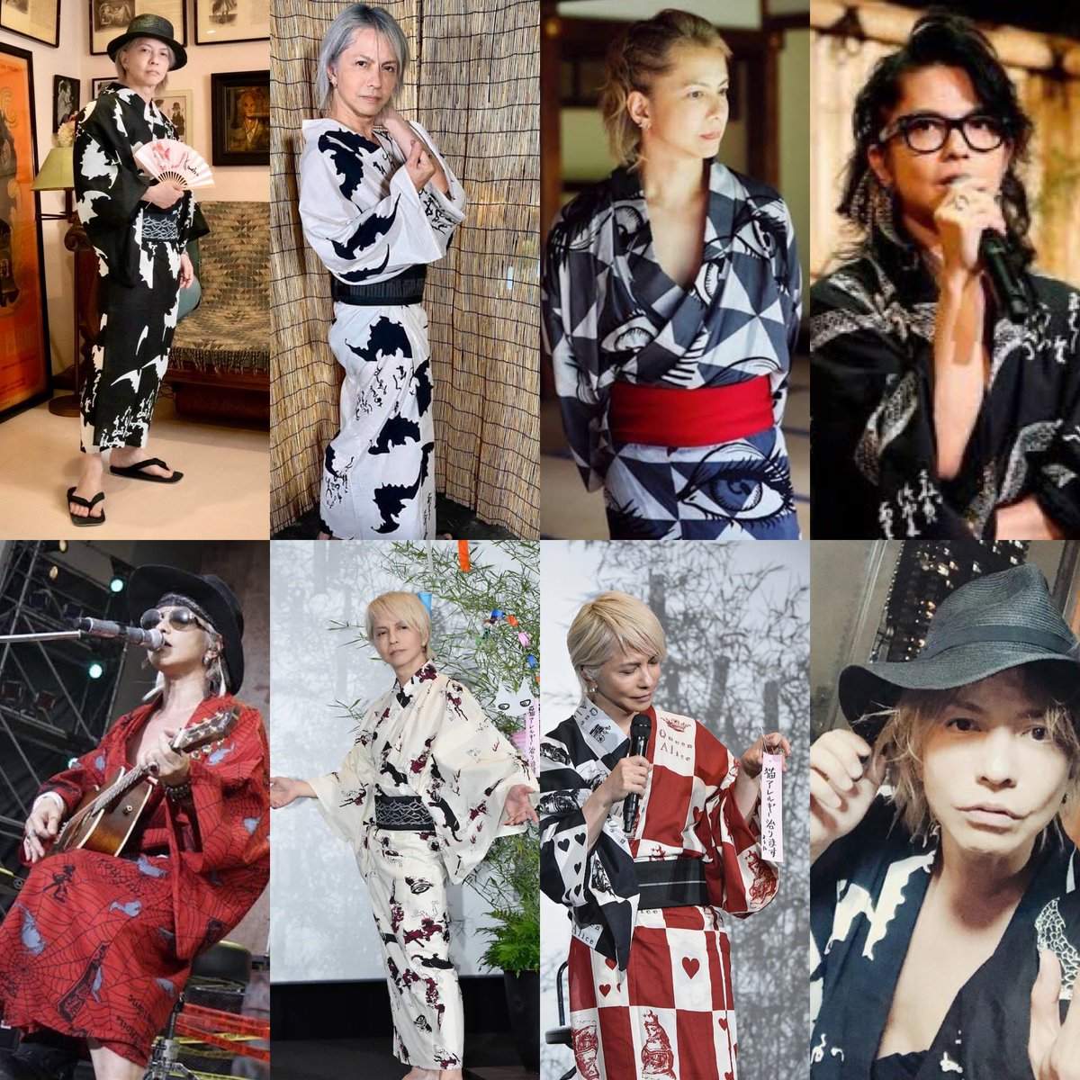 浴衣姿のHYDEさん見たら、過去のも見たくなってまとめちゃった🤭
【静】のHYDEさんも素敵だなぁ✨✨
