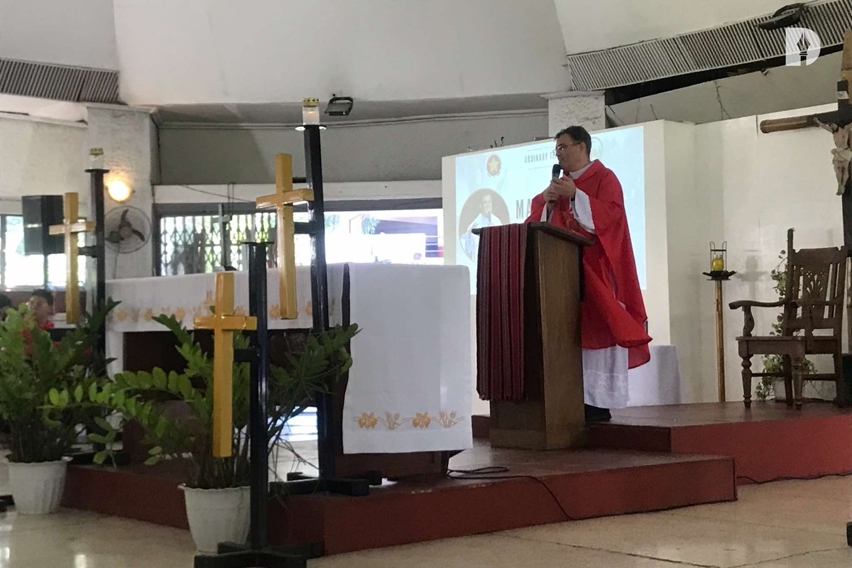 pupcocdakom's tweet photo. 𝗡𝗚𝗔𝗬𝗢𝗡 | Nagtitipon ang mga estudyante, iba’t ibang organisasyon, at mga guro mula sa Kolehiyo ng Komunikasyon para sa Thanksgiving Mass sa PUP Interfaith Chapel ngayon, Agosto 14. https://t.co/y3brZgts41