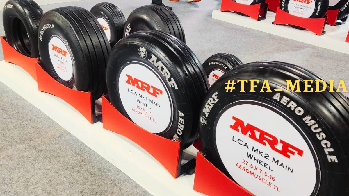 neeraj_rajput's tweet photo. #MRF ready to add aero muscle for #LCAmk2 fighter jet 🛞✈️
Full details of indigenised tyres @MRFWorldwide for @IAF_MCC from #Sulur soon on @FinalAssault23
@HALHQBLR
#TarangShakti https://t.co/a5Nut0ePYY