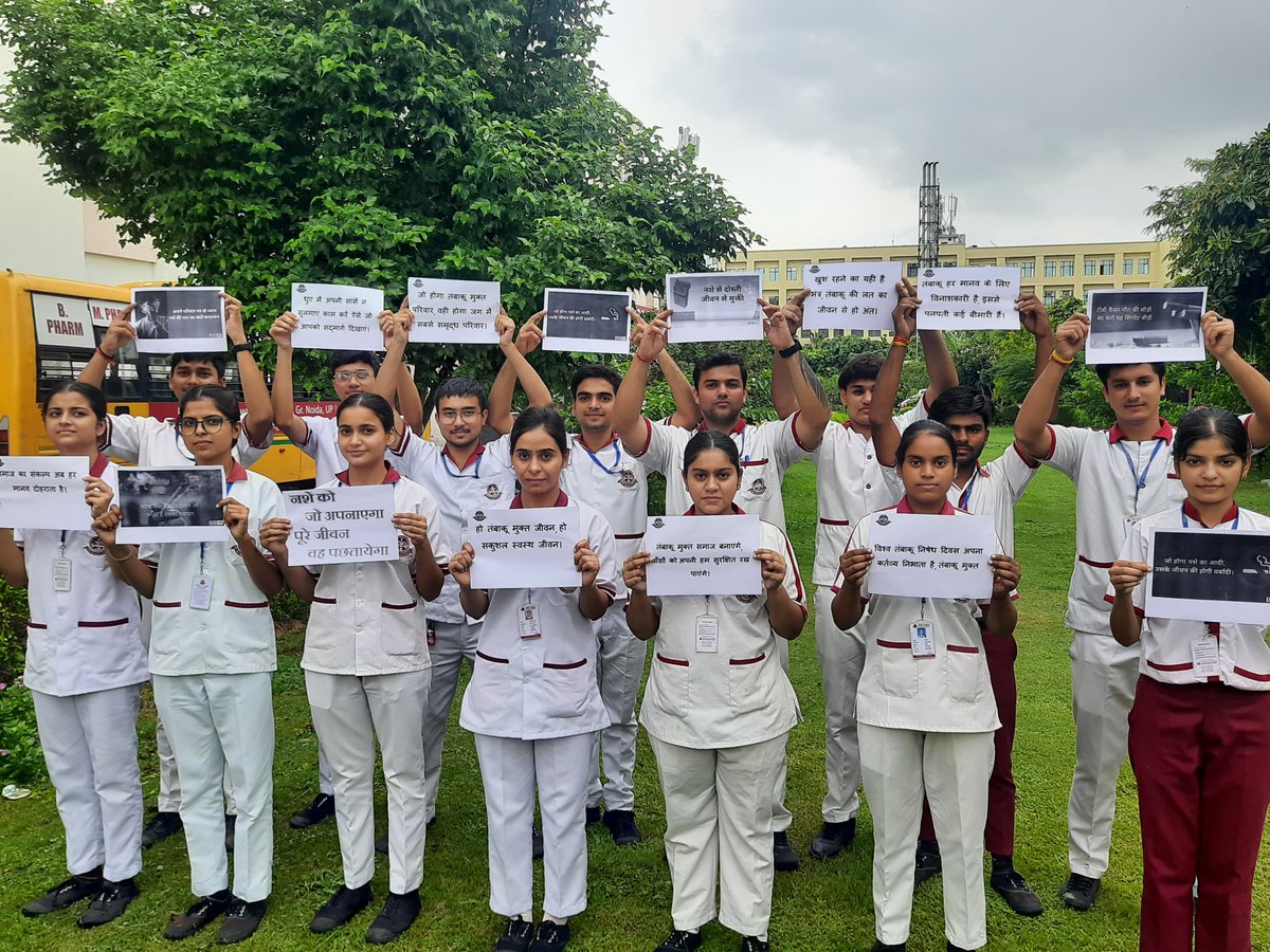 MetroCollege1's tweet photo. On 13th August 2024, Metro College of Nursing faculty and students pledged to make India drug-free under the Nasha Mukt Bharat Abhiyaan, committing to a drug-free future for our community, family, and ourselves.

#NashaMuktBharatAbhiyaan #DrugFreeIndia #SayNoToDrugs https://t.co/vSDQRfmFTY