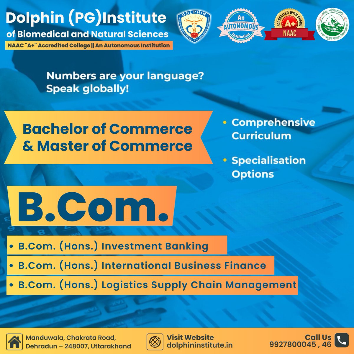 DolphinInstitut's tweet photo. Looking for a global education in finance and accounting? We offer a cutting-edge curriculum, expert faculty, and hands-on learning to ensure you are ready to compete in international markets.
#bcom #mcom # commerce #b_com #m_com #mscphysics #Physics #BScHons #ApplyNow https://t.co/VbN9PsQxme