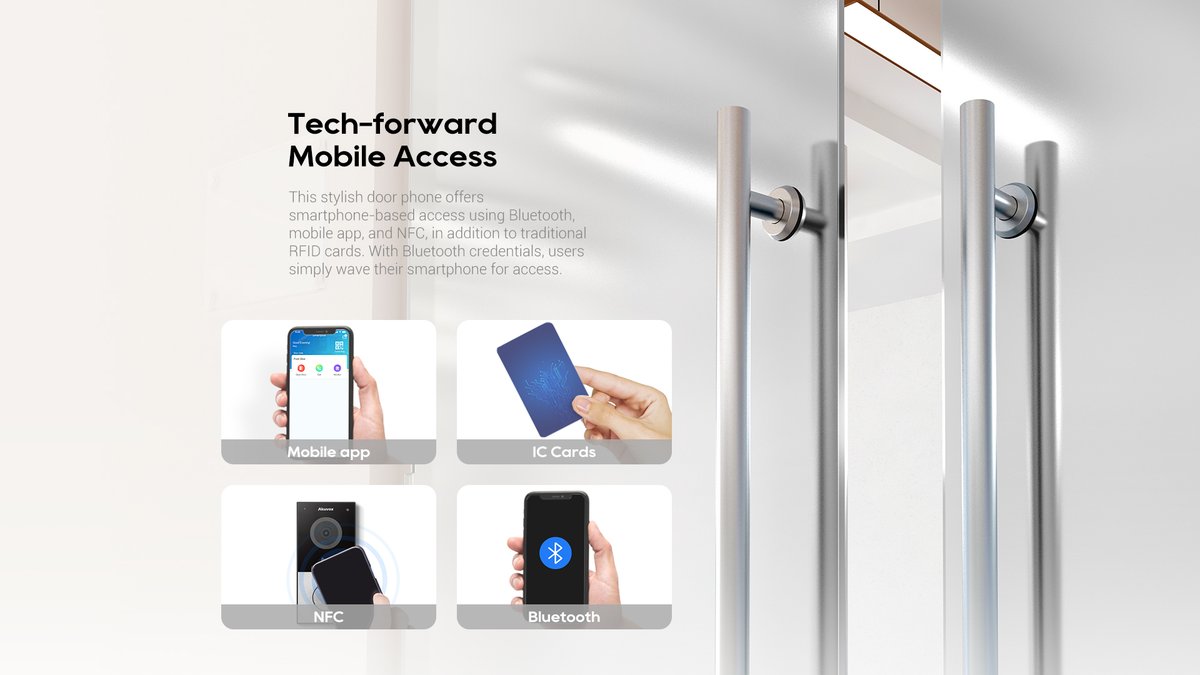 Introducing Akuvox E12S-2 Single-Button 2-Wire SIP Video Door Phone, designed for houses, apartments, or condos, which seamlessly upgrades outdated analog systems to smart intercom technology using existing 2-wire cables. akuvox.com/productsDisp?p…