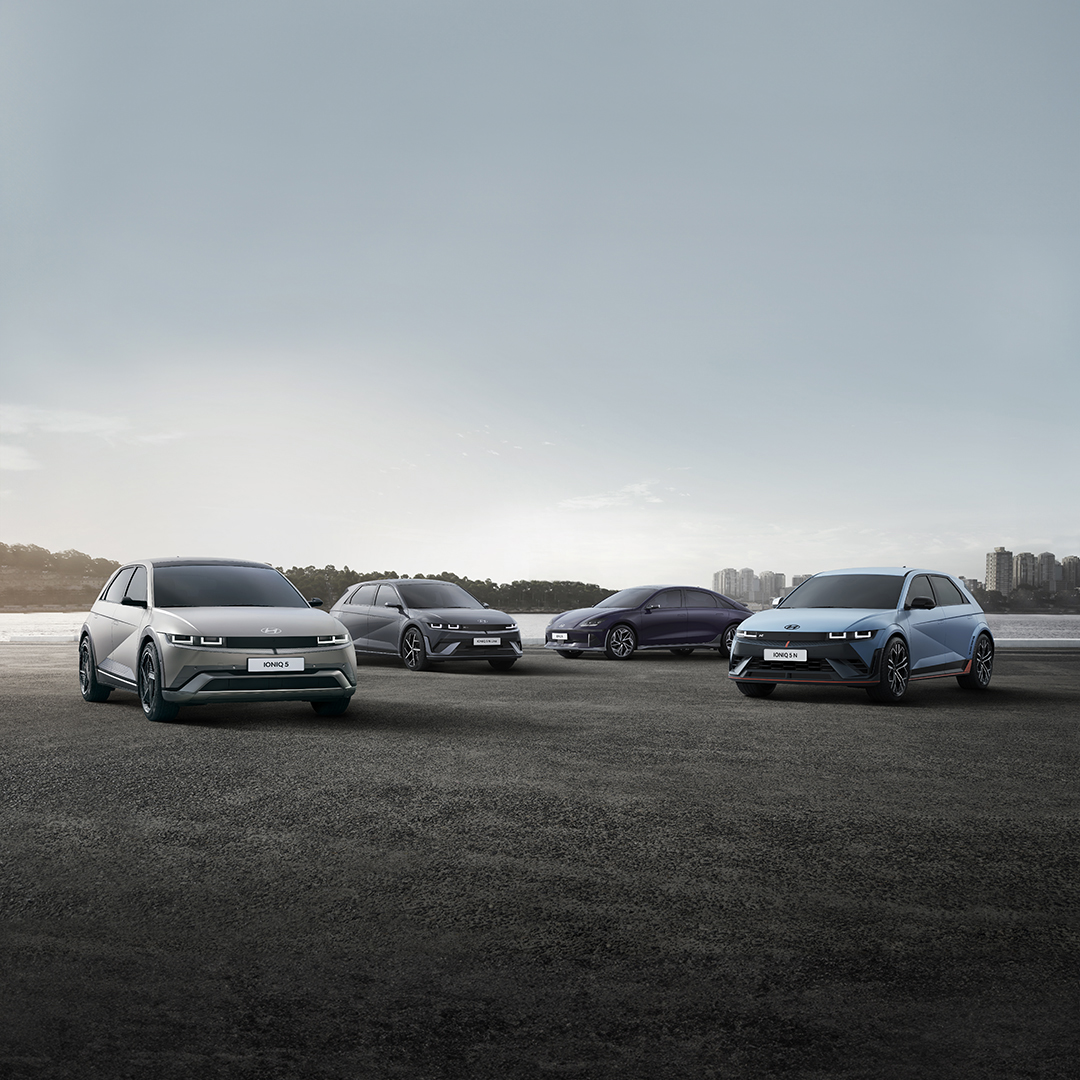 HMGnewsroom's tweet image. Explore a new level of driving excellence with the #IONIQlineup. Whether you are drawn to cutting-edge technology, high performance, or refined elegance, each #IONIQ model has you covered.

For more ▶ bit.ly/4fIRJvg

#Hyundai #IONIQ5 #IONIQ5NLine #IONIQ6 #IONIQ5N #EV