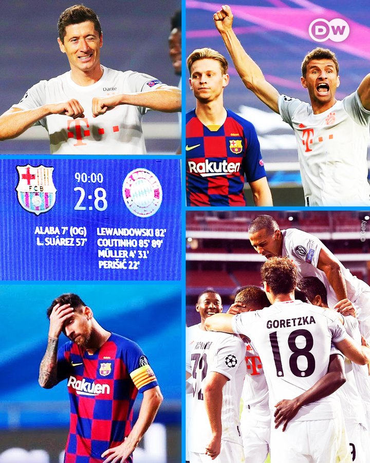 dw_sports's tweet photo. On this day in 2020...you know what happened 😉
#BarcaBayern #TwoEight https://t.co/C914ASomsY