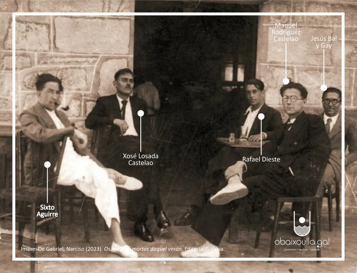 obaixoulla's tweet photo. Nacido en #Rianxo, mais coa casa familiar en Imo #SanXoánDeLaíño #Dodro, o médico Sixto Aguirre foi fusilado un 14 de agosto de 1936, xunto con Camilo Díaz Baliño, no lugar de Saa en Palas de Rei #OBaixoUlla
https://t.co/4iUdVPh4S7 https://t.co/LdNfYAQ0zd