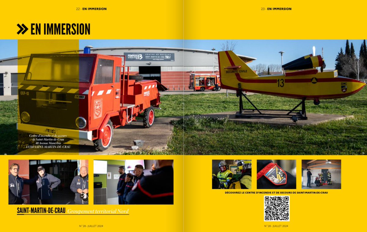 Pompiers_13's tweet photo. [#MagazinePompiers13]

- Intervention avec les #Pompiers13

- Quotidien des sapeurs-pompiers du @departement13 au CIS Saint-Martin-de-Crau

À retrouver dans le 28ème numéro du #Pompiers13Mag dans la rubrique "En immersion"  🧑‍🚒

🗞️ https://t.co/7qutvWcW8g https://t.co/V1wnNVYvSL