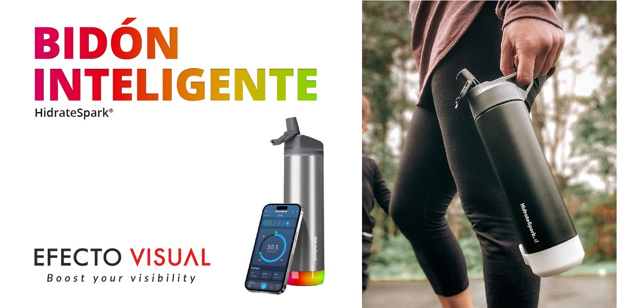 EfectoVisual03's tweet photo. 💦 Beber suficiente #agua cada día y saber cuánta beber es difícil. Con esta #botella inteligente es más fácil gracias a su objetivo personalizado, seguimiento automático y recordatorios de bebidas personalizables 🔝. ¡Descúbrela!
#merchandising

https://t.co/soXcvRso2P https://t.co/iReUh7vwqa