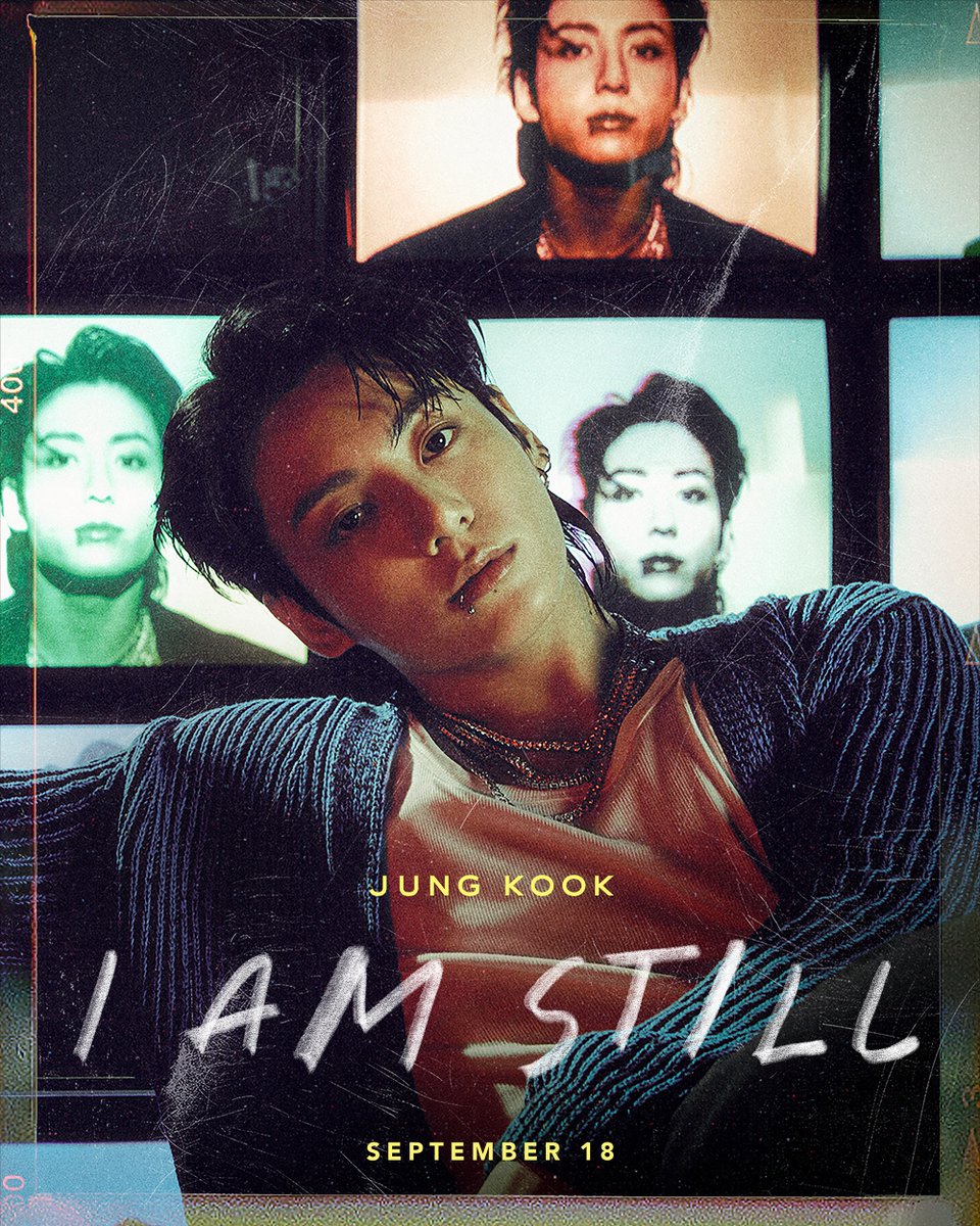 &lt;JUNG KOOK: I AM STILL&gt; 

📆 Sep 18, in Cinemas Worldwide
🔗 JUNGKOOK-IAMSTILL.com

Jung Kook's first official documentary in cinemas worldwide!
정국의 황금빛 순간들을 담은 첫 공식 다큐멘터리를 9월 18일 전세계 극장에서 만나보세요!

#정국 #JungKook #JUNGKOOK_IAMSTILL