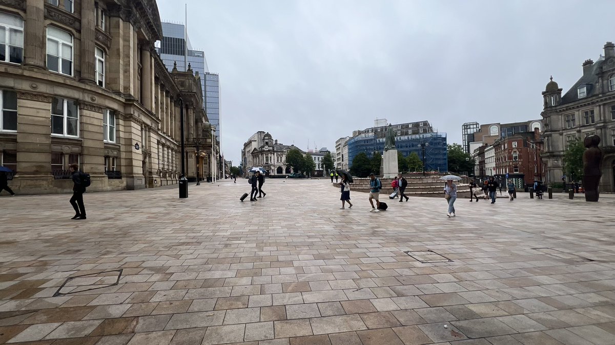 Can anyone remember the last time Victoria Sq was both free of an event and not being dug up? 😍