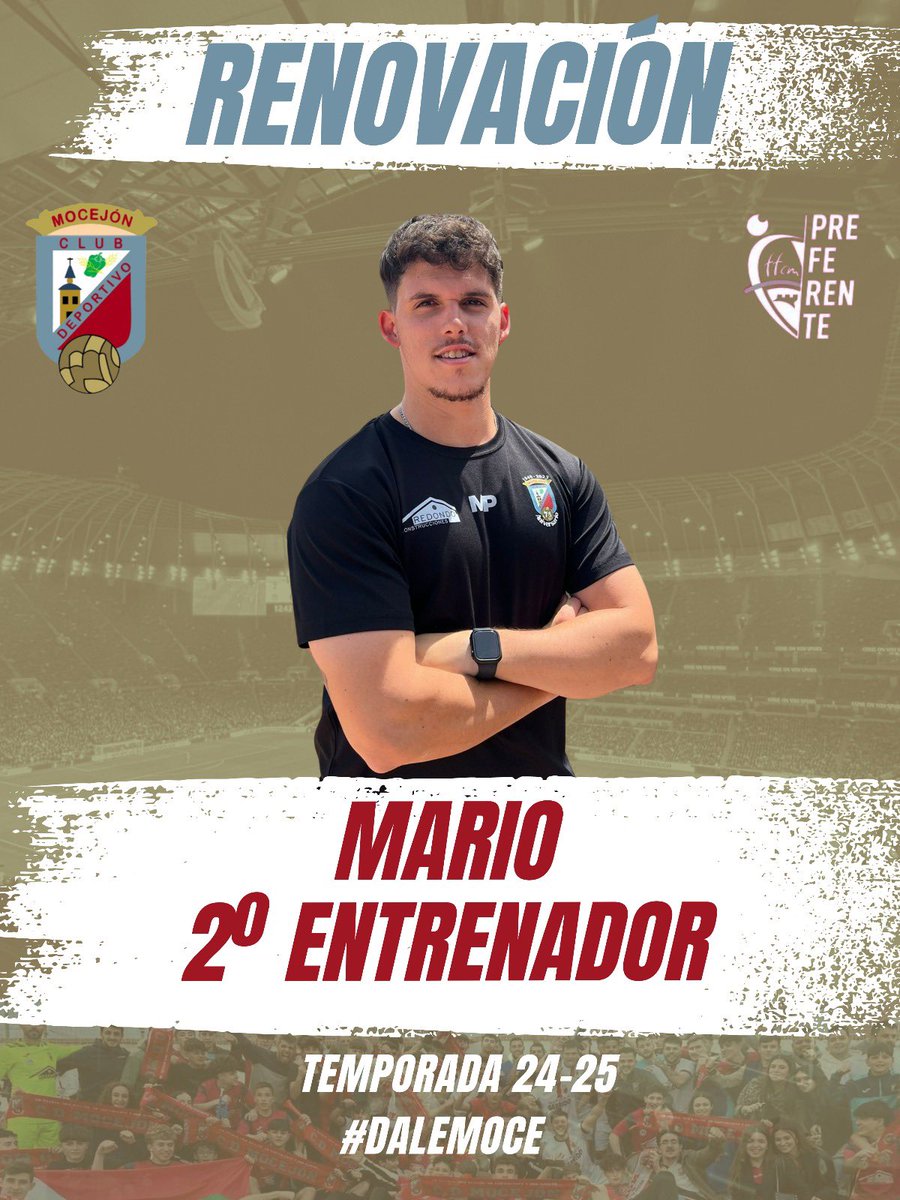 CD_Mocejon's tweet photo. ✅CUERPO TÉCNICO

🙋🏻‍♂Antes de afrontar nuestro primer test de pretemporada, tenemos el placer de anunciaros nuestro cuerpo técnico: la renovación de tres figuras que fueron clave en el éxito de la campaña pasada y una chica joven, cargada de ganas que se une al equipo. https://t.co/koIkCyrX9f