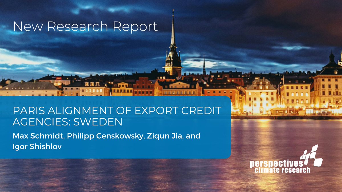 #Sweden, together with Finland &amp; Denmark, is leading the alignment of #exportfinance with the Paris Agreement, according to our most recent report. 

Read the full publication ➡️ lnkd.in/deVKusPT or flip through a visual summary 🔗lnkd.in/dVHhMJFB