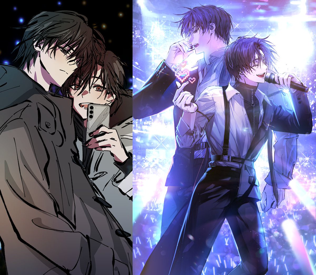 ENA님 강의 마친 수강생입니다! 같은 캐릭터들인데 피드백 여럿 받으면서 그림 퀄리티가 올라갔어요🥺👍 수강 전후 같은 캐릭터 그림인데 너무 만족스러워요...💕