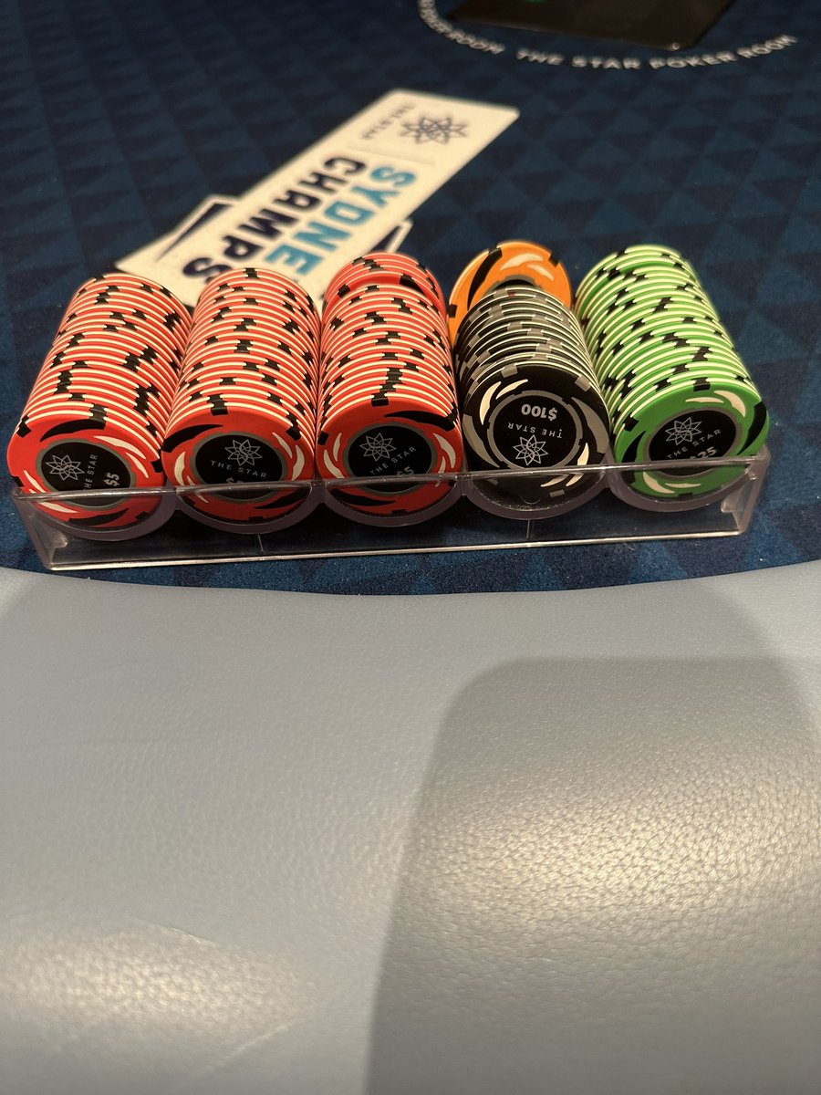 Enjoying some poker in Sydney, Australia this week. Fun fact, they don’t allow players to tip the dealers!