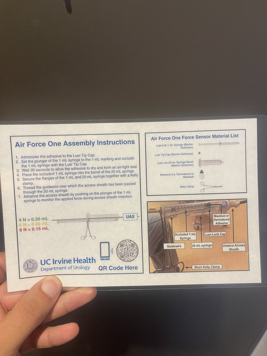 Seyed Amiryaghoub M. Lavasani (@amirlavasani_) on Twitter photo AIR FORCE ONE HAS LANDED IN KOREA🛬 🇺🇸
Congratulations to my mentor <a href="/b_gao/">Bruce Gao</a> who impressed us with his creativity with his innovative force sensor (costs less than $5 to make). Be sure to grab a copy of these handy dandy printouts! #WCET24 <a href="/UCI_Urology/">UCI Urology</a> <a href="/Endo_Society/">Endourological Society</a> AIR FORCE ONE HAS LANDED IN KOREA🛬 🇺🇸
Congratulations to my mentor <a href="/b_gao/">Bruce Gao</a> who impressed us with his creativity with his innovative force sensor (costs less than $5 to make). Be sure to grab a copy of these handy dandy printouts! #WCET24 <a href="/UCI_Urology/">UCI Urology</a> <a href="/Endo_Society/">Endourological Society</a>
