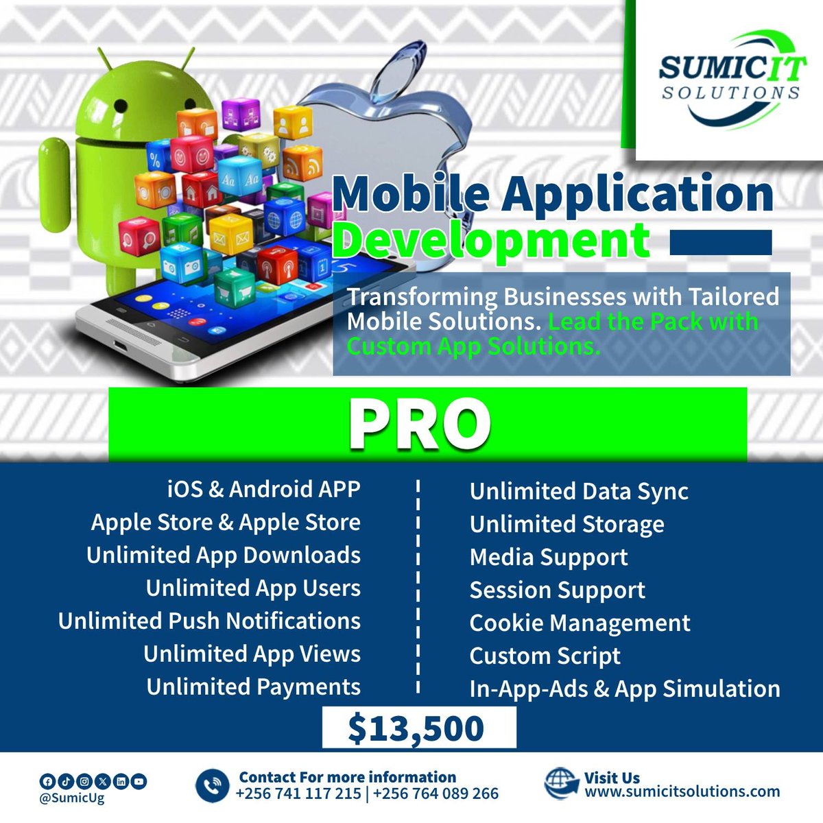 alinabyona69087's tweet photo. Welcome to @SumicUg the Africa's digital transformation solution provider

We offer a comprehensive suite of advanced features, including custom development, premium support, technology integrations designed to elevate your app

Visit us 👇 
https://t.co/e1gwxhpXyh
#VisitSumic https://t.co/C7kLDEHHdO