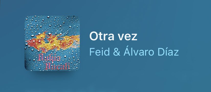 "es que te veo y sonaban las viejas de feid" 
-nsqk