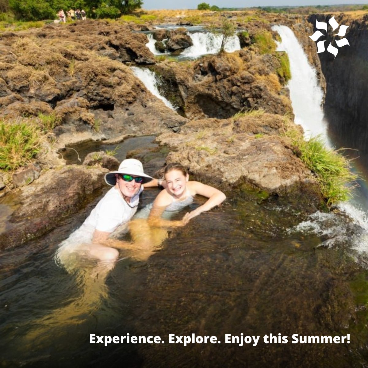 African_Sun's tweet photo. Did you know 500 million litres of water cascade every minute at Victoria Falls? Resort. Experience. Explore. Enjoy this summer.
#AfricanSunHotels #ProudlyAfricanSun #ExperienceExploreEnjoy https://t.co/gpYyTCnPIc