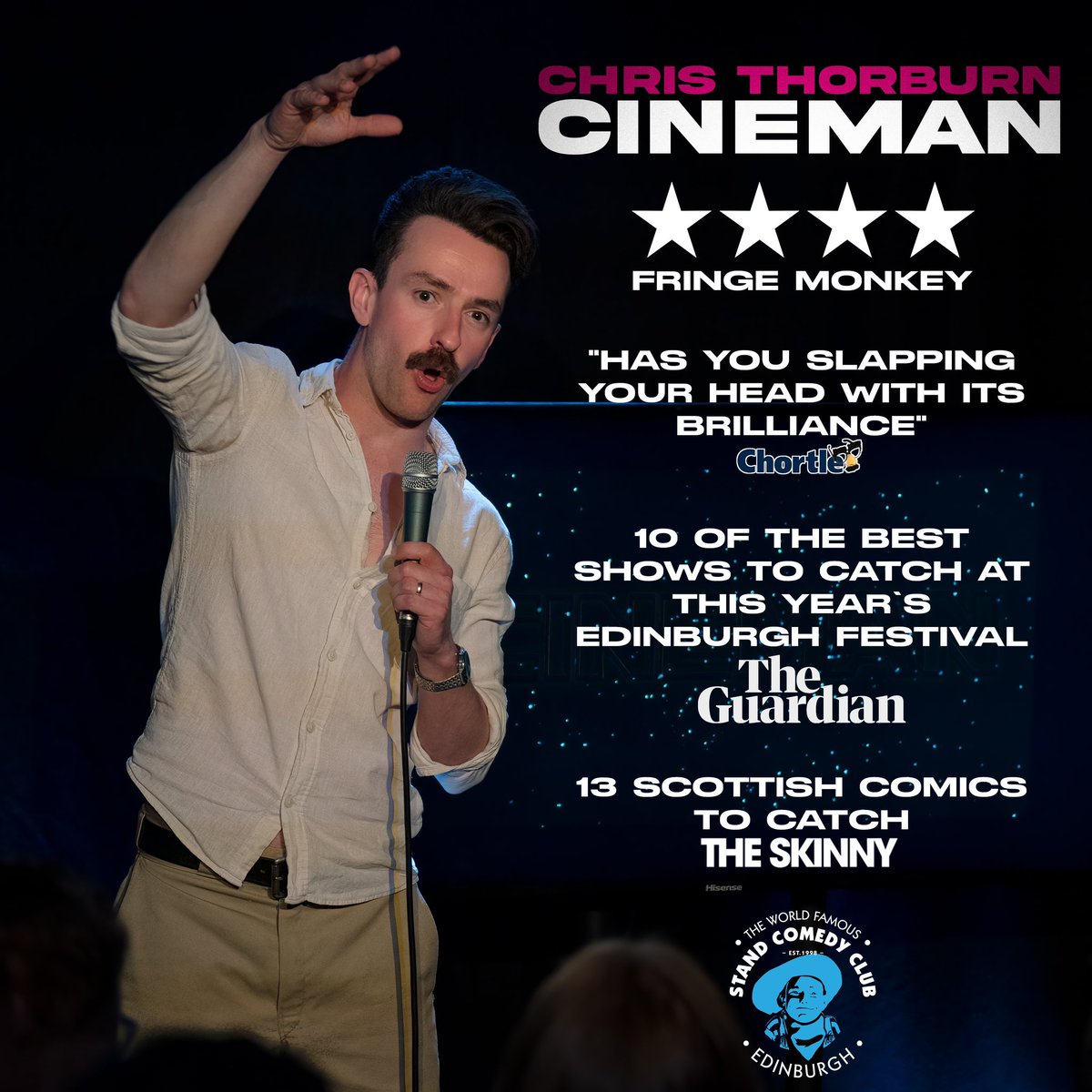 CBThorburn's tweet image. Many dates are listed as SOLD OUT on the EdFringe website but you can still pick up tickets at thestand.co.uk/fringe/2018/ch…