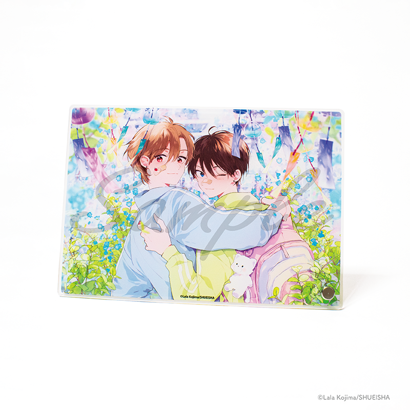 ハレルヤベイビー　アクリルプレート 🩷グッズ紹介🩵／ 【アクリルプレート】 仔縞先生の繊細なイラストが