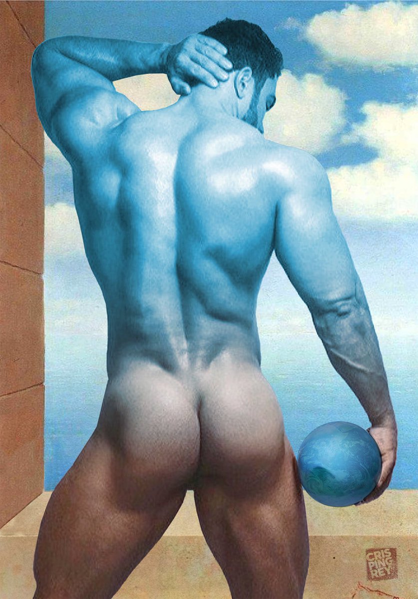 Digital photo edit inspired by Magritte’s surreal ‘Black Magic’