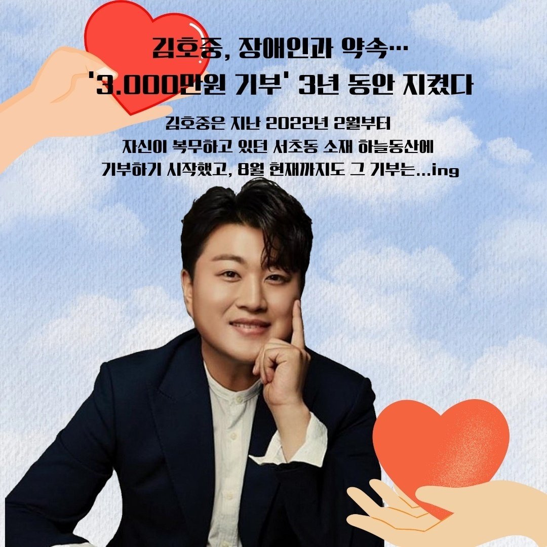 김호중 가수는 이렇게 착한사람입니다

#김호중_따뜻한선행
#김호중_하늘동산_매달후원
#KIMHOJOONG 
#金浩仲 
#キムホジュン
#TVAROTTI