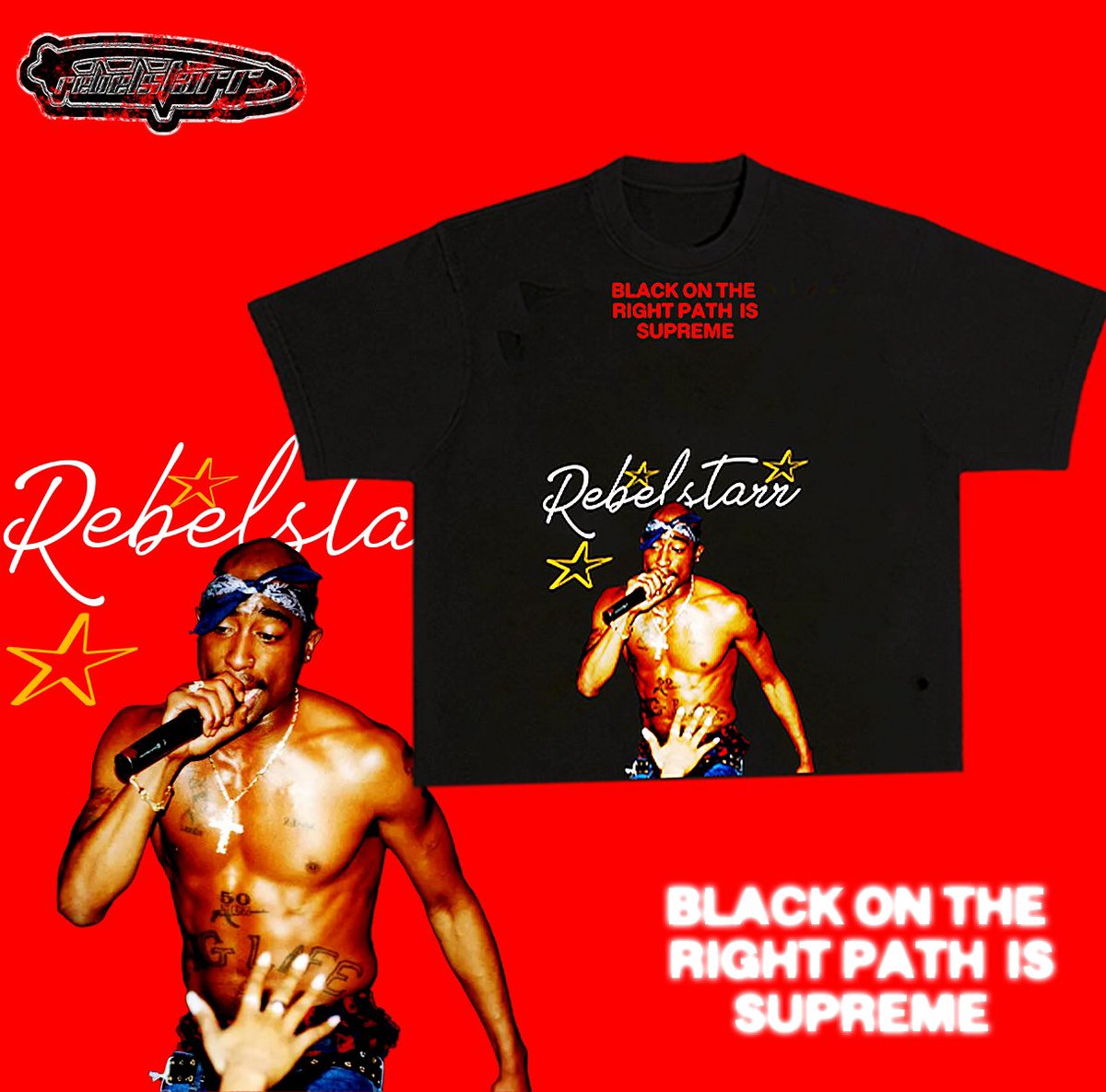basitoXX's tweet photo. 2pac inspired tee for my brand🅿️ https://t.co/j4SoY5M7K7