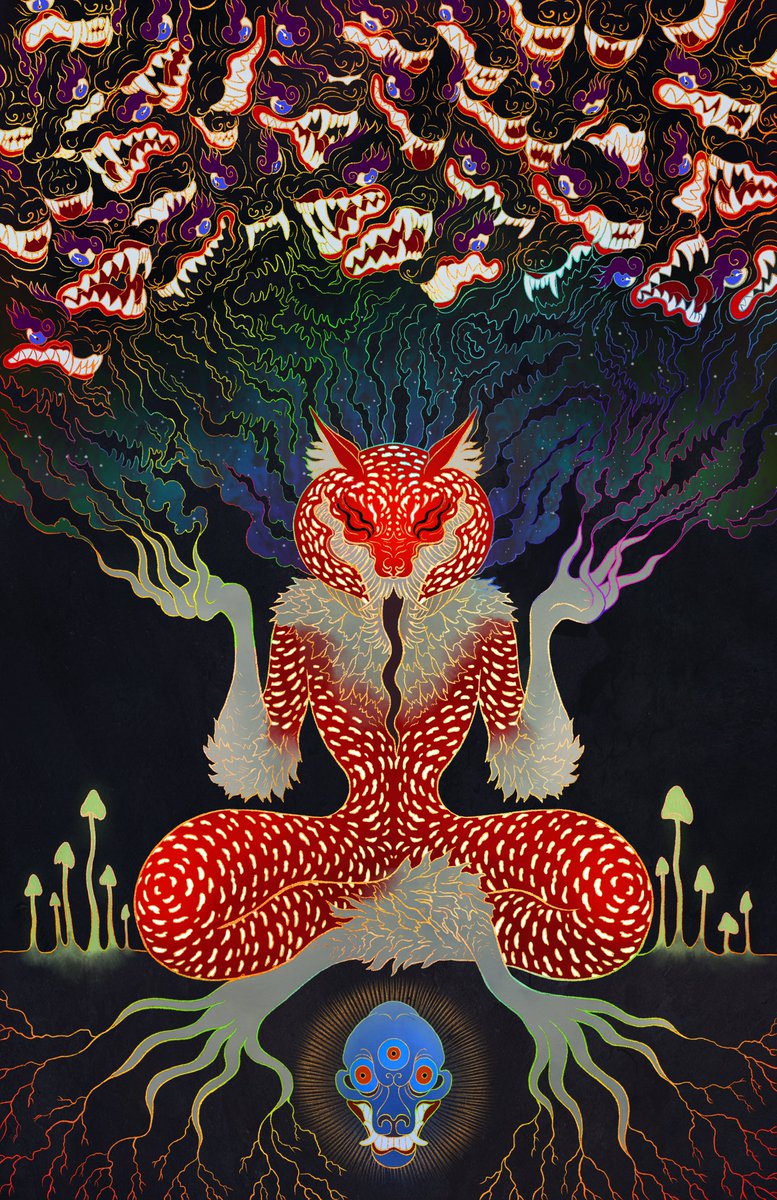 「Haze from the Grave 」|💀🐺🌱ArtofMaquenda🍄👹🩸のイラスト