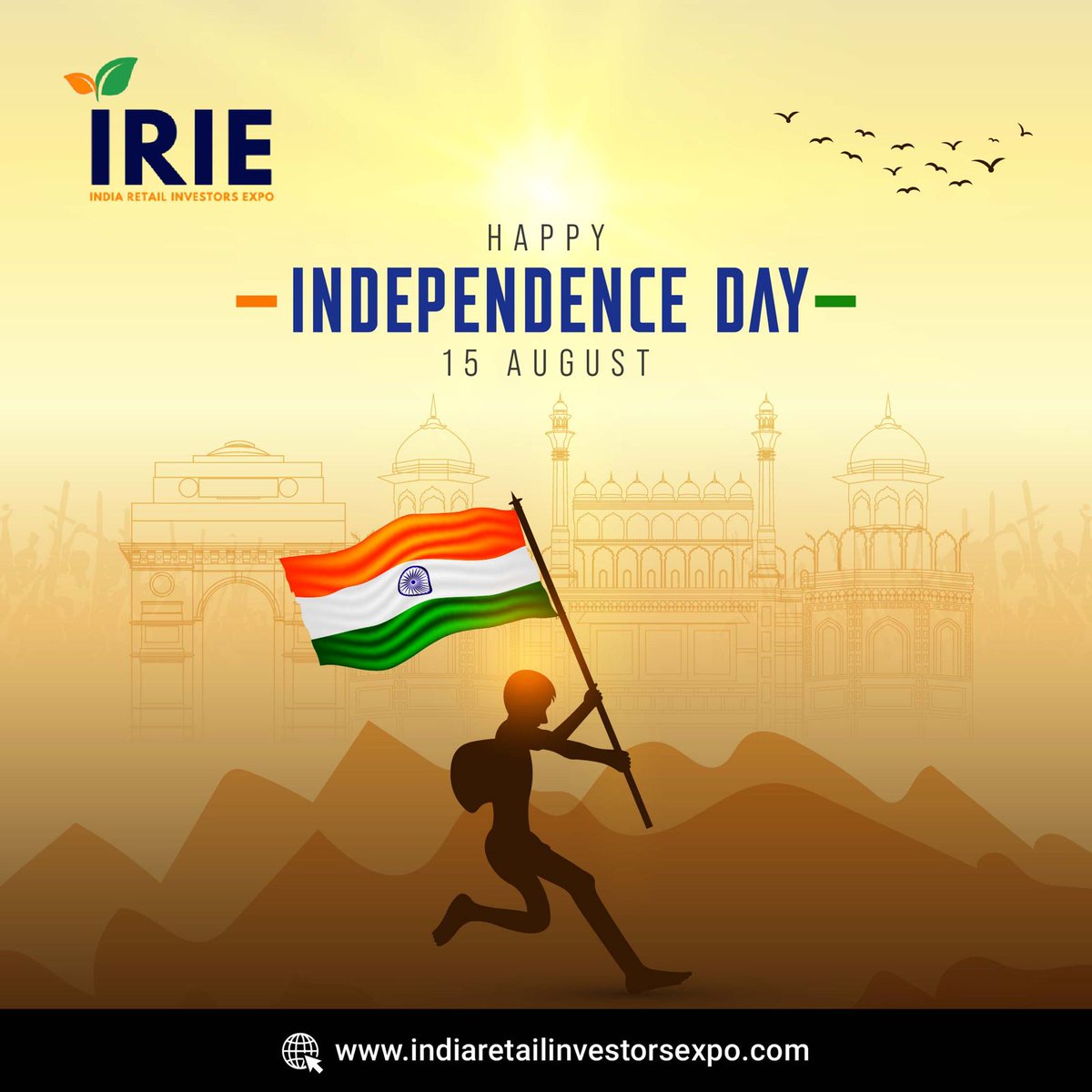irieexpo's tweet photo. 🌟 Celebrate Independence Day with Smart Investments! 📈
 
🔗 Get Involved: Visit https://t.co/C2rR5AFlXd to learn more and register for the event.
Date: 28 &amp; 29 DEC
Location: Hitex Exhibition center , Hyderabad
#IndependenceDay #InvestmentOpportunities #IndiaRetailInvestorsExpo https://t.co/P4iyelMBSU