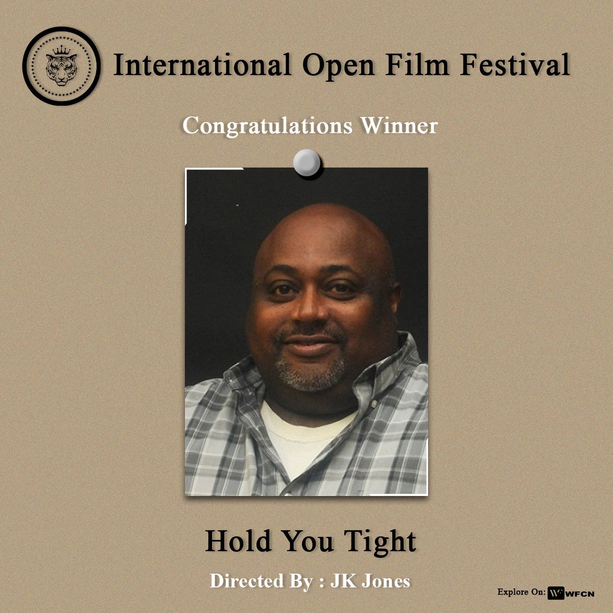 ioff_dhaka's tweet photo. Congratulations on your well-deserved victory, James!

Your script 'Hold You Tight' has won our hearts at the International Open Film Festival. You've inspired us all. https://t.co/GmKWXZNnqZ