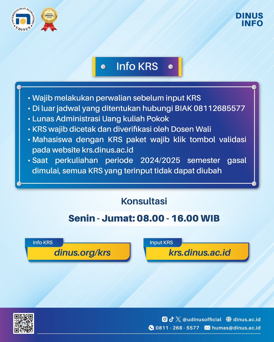 Yuk siapkan diri sambut semester depan!
Catat tanggalnya dan susun strategi terbaikmu yaaa!☺️