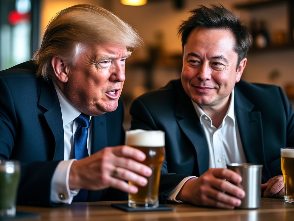 Trump and Musk breaking the internet