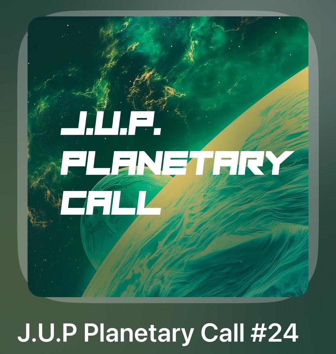 Today we have the J.U.P. Planetary Call #24. Learn, connect, have fun and earn.
Don’t miss it. Latest info from <a href="/jup_dao/">JupiterDAO</a>  with <a href="/kashdhanda/">Kash (🐱, 🐐)</a> and <a href="/weremeow/">meow (🐱, 🐐)</a> 
J4J 
PPP