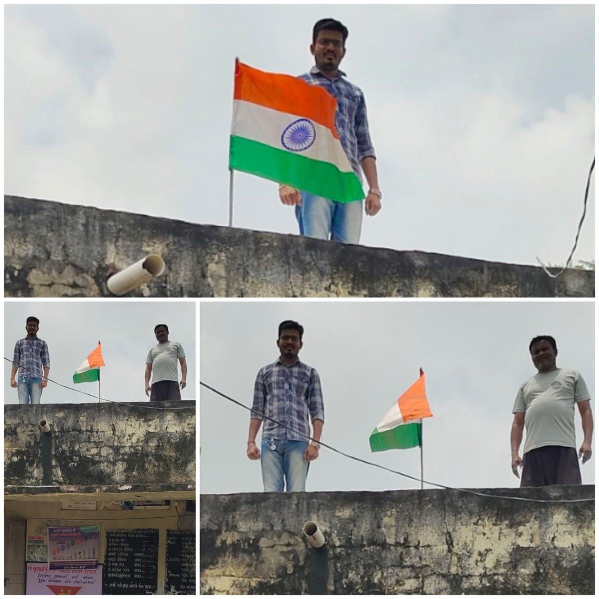 Har gar tiranga celebration at kidi phc Bhensavada taluka Dhansura