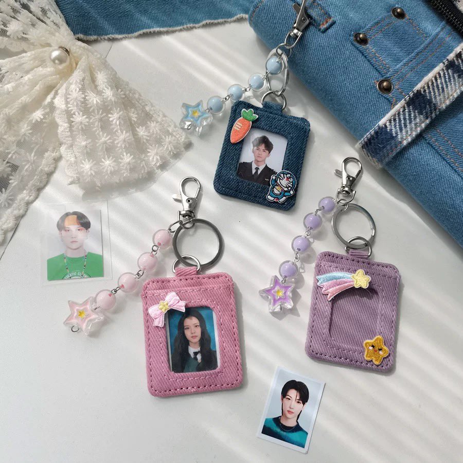thejongjang's tweet photo. ✅ พร้อมส่ง

• ID holder 
• สียีนส์ 1
• ชิ้นละ 160.-

📮 ค่าส่งในไทย 35 / พท.ห่างไกล+50
🛒 DM
#เฟรมการ์ด #ตลาดนัดเฟรมการ์ด https://t.co/3ZzobfqQKJ