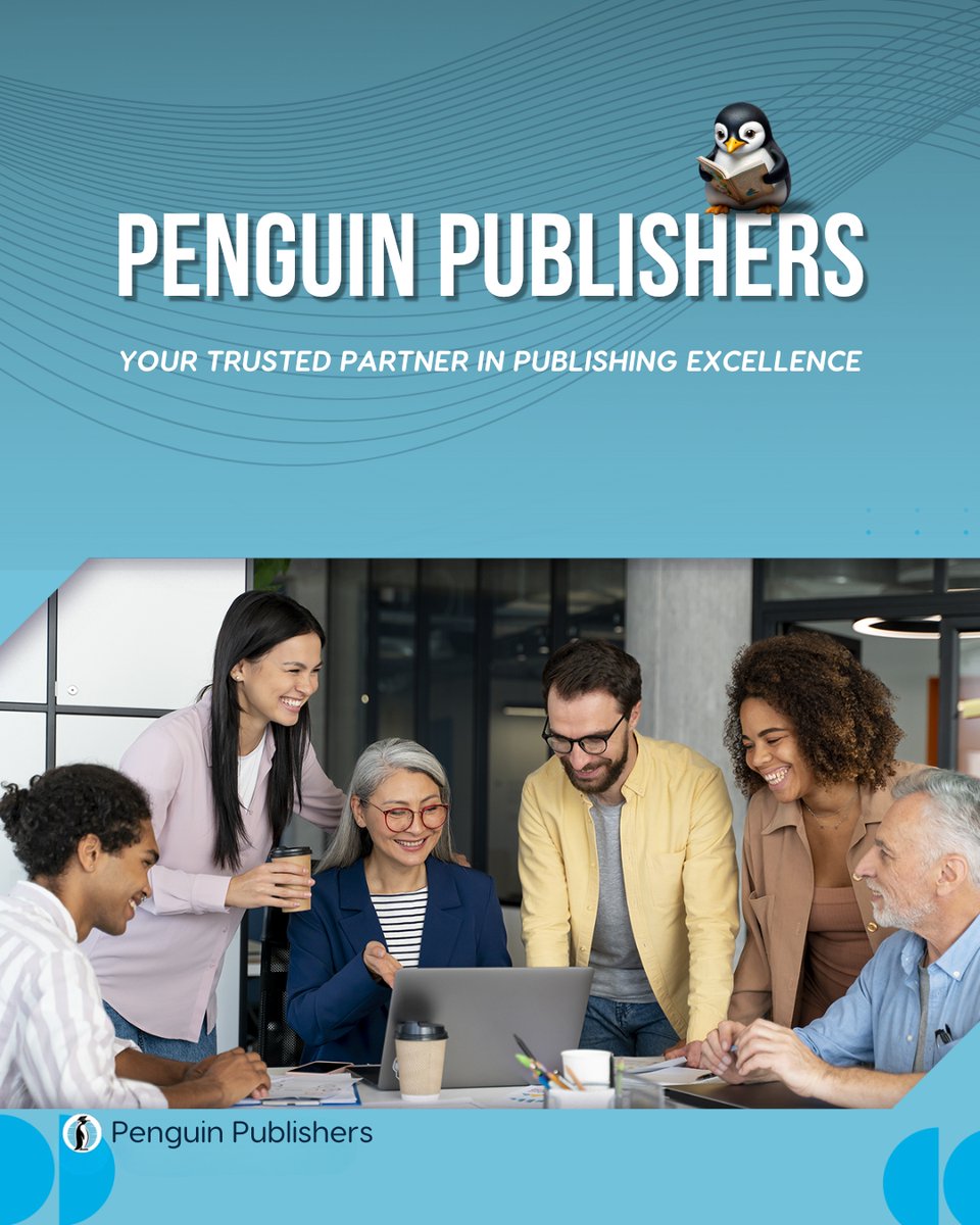 Peng_Publishers's tweet photo. Penguin Publishers is your golden ticket to publishing success! With a proven track record of turning manuscripts into bestsellers, we’re your partners in crafting literary magic. Let’s make your book dreams a reality!

Want to explore your publishing options? Send us a DM! https://t.co/VexjY9v9lz
