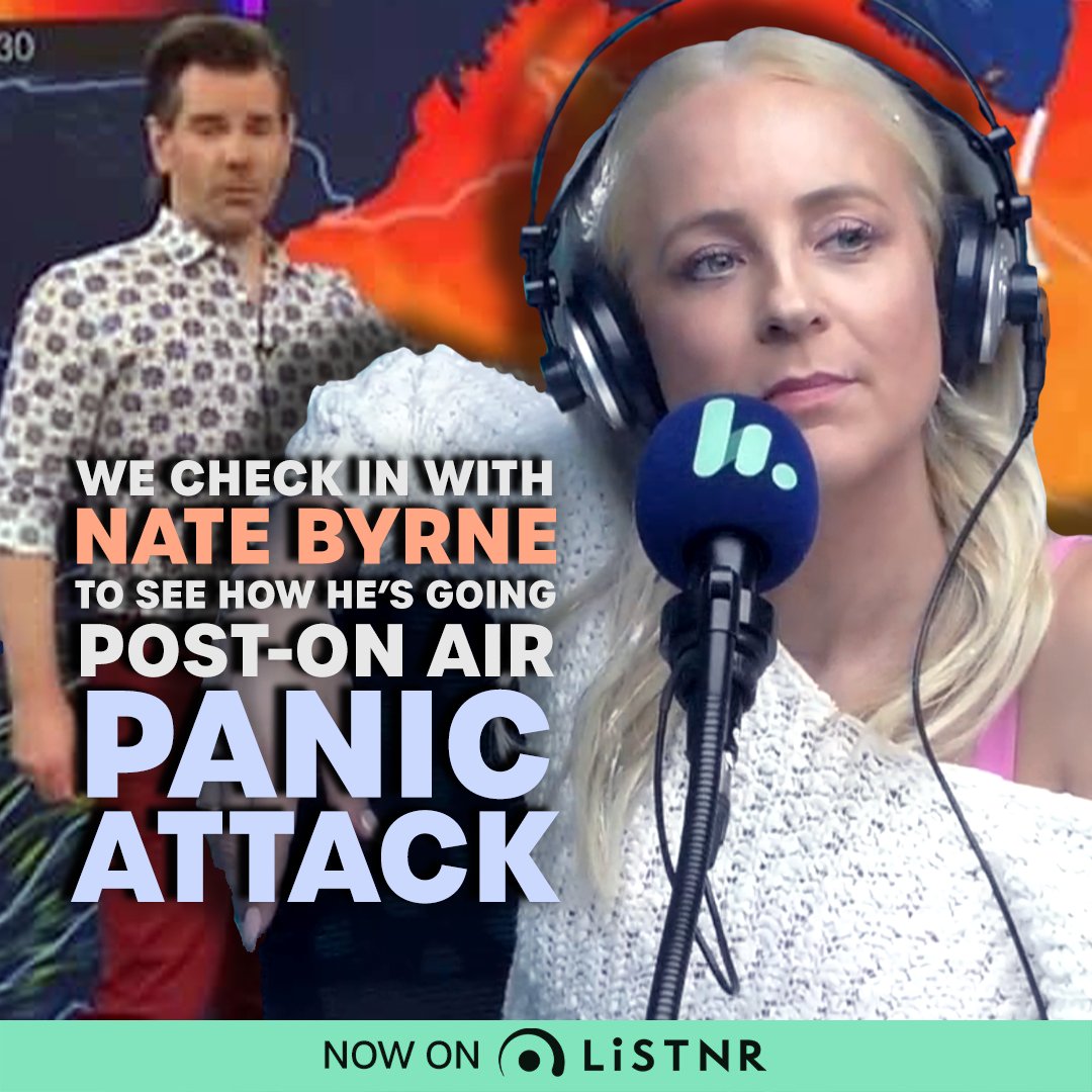 #CarrieandTommy check in on #ABC weather presenter, #NateByrne, following yesterday's on-air panic attack ❤️  shorturl.at/U0528