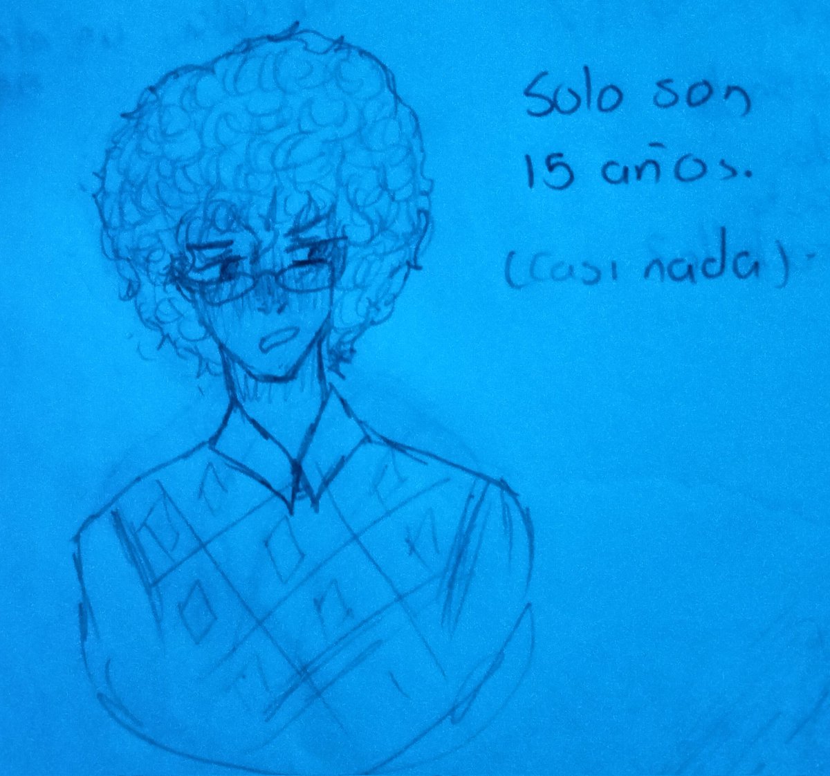 Brii_xda's tweet photo. (2/2)

Ay mi nene, komo q "casi nada"?🤨

Na, hablando enserio, de la nada tuve la idea de este Au y me gustó.
Quizás lo pase a digital :b

Subiré otro parte tbm

#kyman https://t.co/nVcNNz4zCx