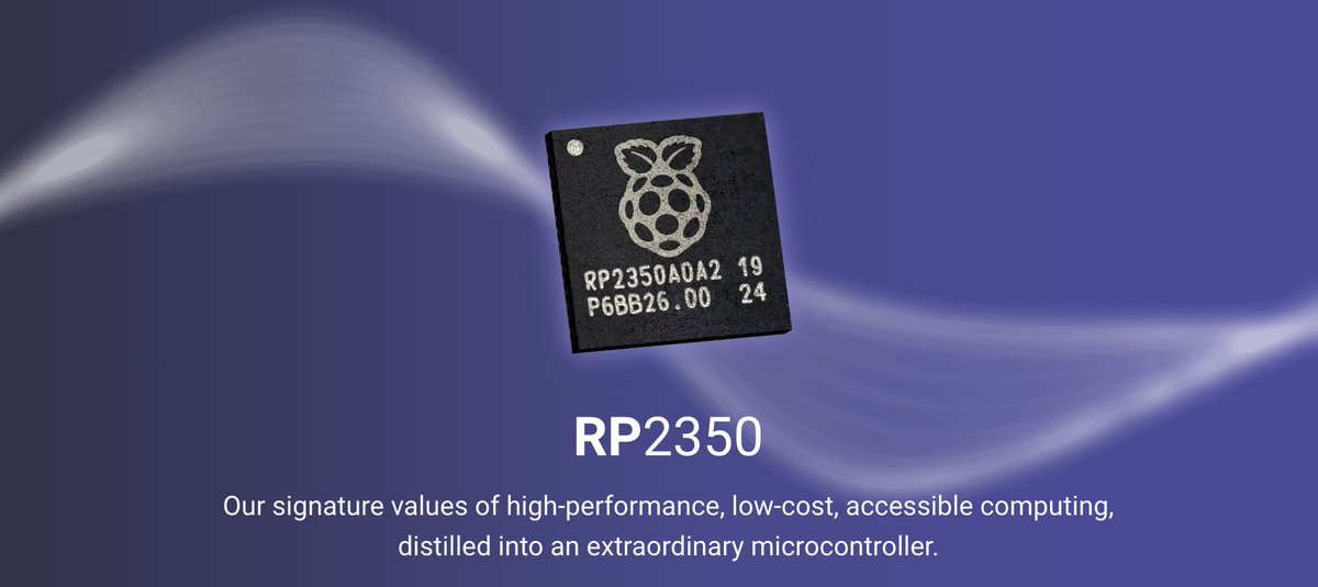 Raspberry_Pi's tweet photo. "The RISC-V based Hazard3 core featured in RP2350 was designed by Luke Wren, an engineer at Raspberry Pi. Hazard3 is completely his own design, licensed to Raspberry Pi."

👉 https://t.co/r1GO9IdxuI https://t.co/gPyvDuR6S4