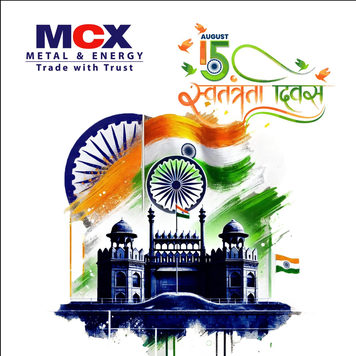 MCXIndialtd's tweet photo. Happy Independence Day to All!

#independenceday #IndependenceDay2024 https://t.co/xKFbEyCHsF