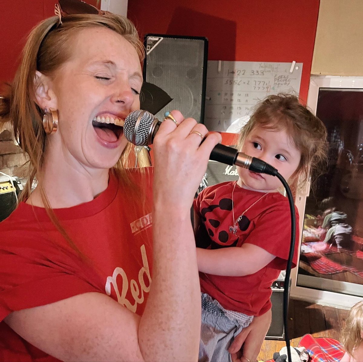 TheBobbysocks's tweet photo. T-minus two days to @justsofestival ⏰ We’re so excited!!! And this year you get to meet Becky on keys! 🎹 Join us Saturday, 12pm at Footlights for a grand old knees up! 🎈 #BobbysocksRock https://t.co/GhSqwCYHqH