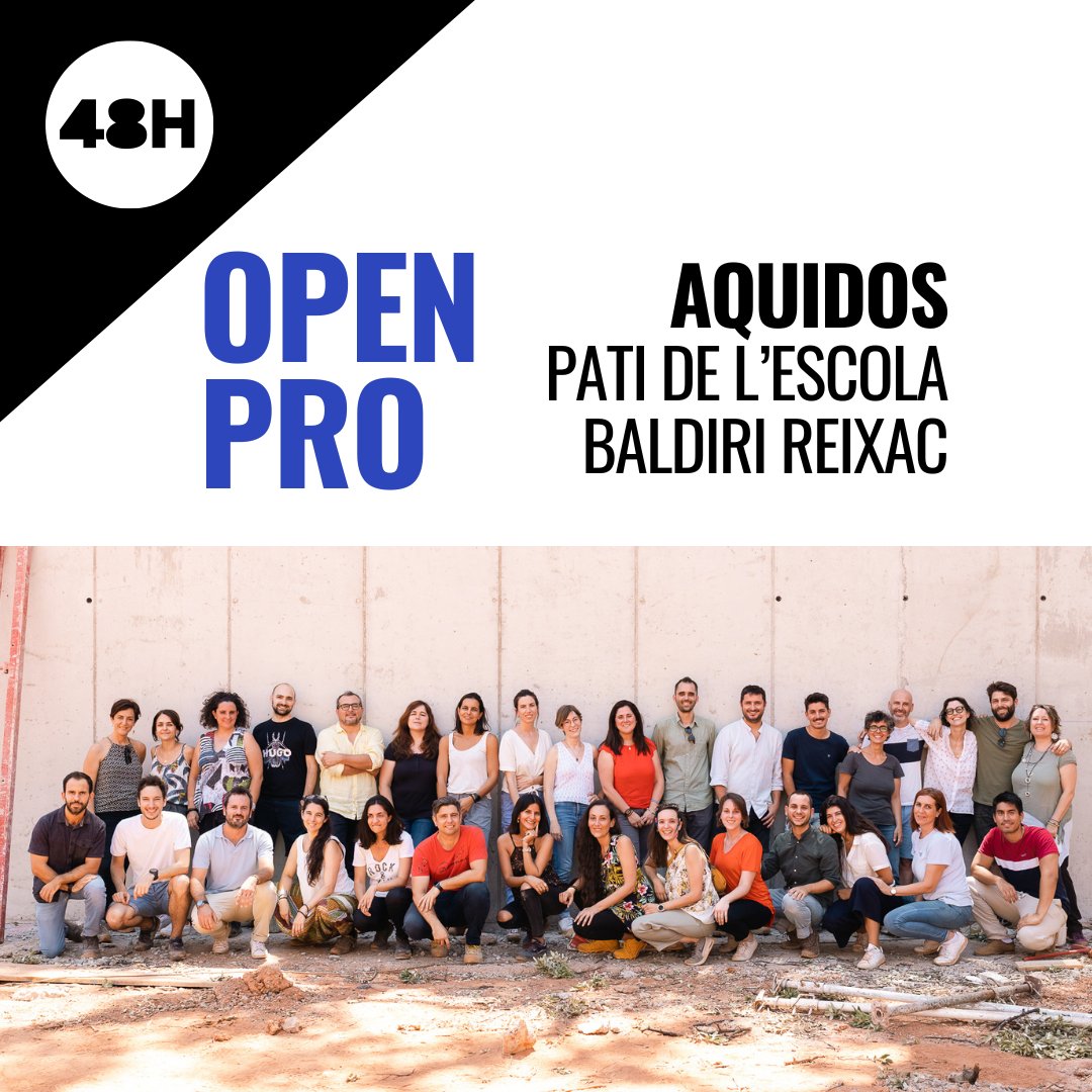 48hOpenHouseBcn's tweet image. 📐 Avui us presentem a @aquidos2 i el projecte per al pati de l’Escola Baldiri Reixac que vam poder veure en el marc de l’#OpenPro durant la darrera edició del festival #48hOpenHouseBcn 👇