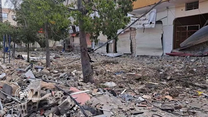 iranpressnews1's tweet image. Le #correspondant d'#Iranpress au sud du #Liban, en visitant les #villages #frontaliers de ce pays avec la Palestine occupée, a dépeint les dégâts causés par les attaques #sionistes.