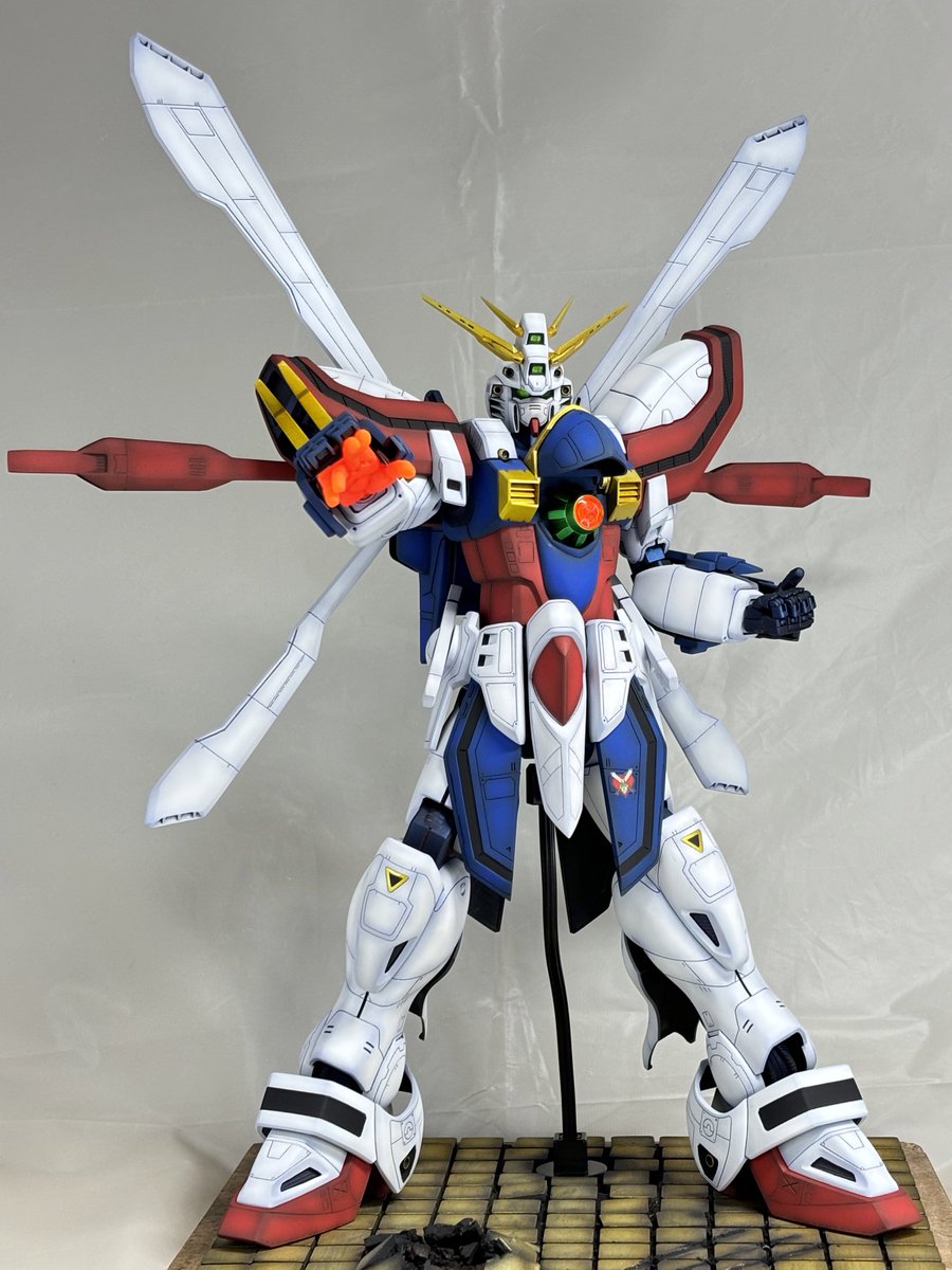 HG EX 1/60 ゴッドガンダム HGEX 1/60 「ゴッドガンダム」レビュー - プラモつくるよ！-改造・塗装
