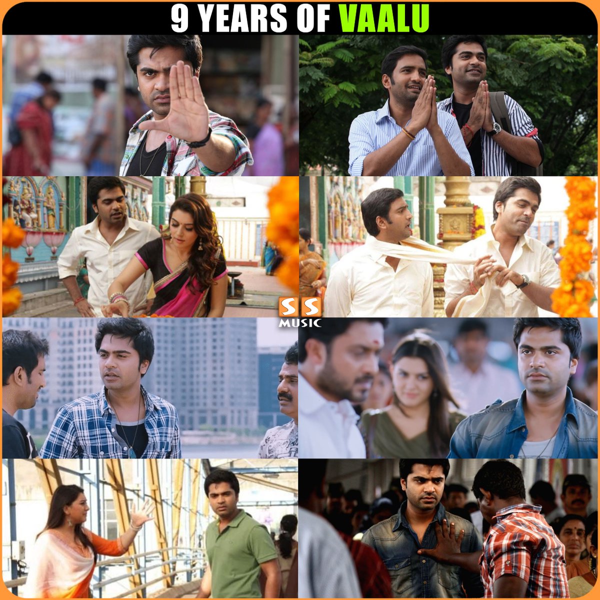 Yaarukulam Intha Padam Favourite? 🤩
.
Celebrating 9 Years of #Vaalu 💥
.
<a href="/SilambarasanTR_/">Silambarasan TR</a> <a href="/iamsanthanam/">Santhanam</a> <a href="/ihansika/">Hansika</a>  <a href="/MusicThaman/">thaman S</a> <a href="/vijayfilmaker/">VIJAY CHANDAR</a> #9YearsofVaalu #VaaluMovie #SilambarasanTR #Silambarasan #STR #Atman #HansikaMotwani #SSMusic