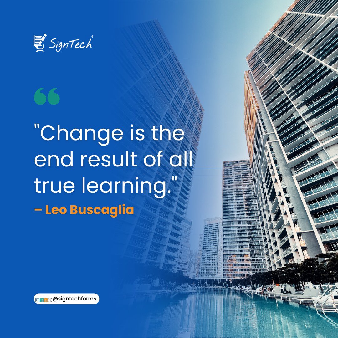 SignTechForms's tweet image. Embrace change and lead your business towards a digital future with SignTech Forms.
How has your business adapted to change?
#digitaltransformation #uk #signtech #wednesday #viralvideo