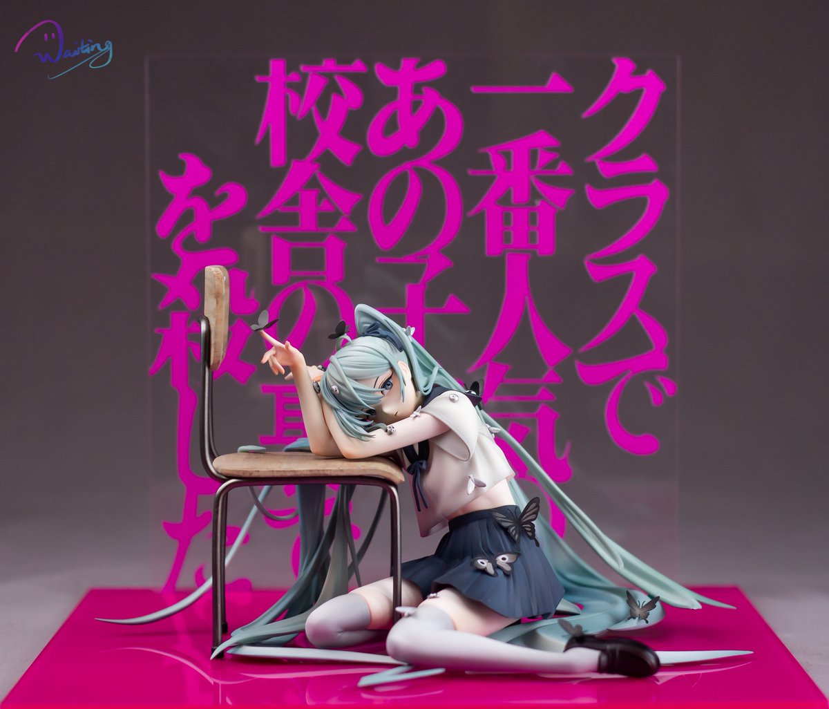 Waiting0407's tweet photo. 《初音未来——蝶之少女》
​原型：Epic-Works
​涂装：我 https://t.co/hyizpv1vBy