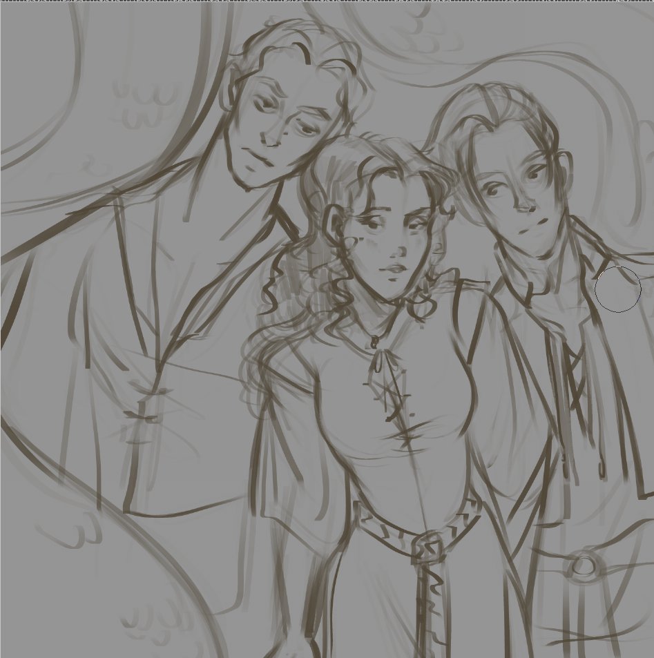 Onyxmagica's tweet photo. Trying to do something different haaa may fail but ah well, having fun! Idk if anyone else is reading split or swallow by @oxfordlemon on insta but it's 🫠🫠🫠 #basalisk #wipart https://t.co/L9YPNotSF4